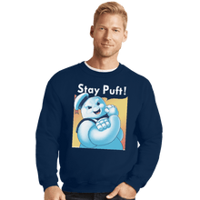 Load image into Gallery viewer, Shirts Crewneck Sweater, Unisex / Small / Navy Stay Puft!
