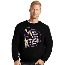 Load image into Gallery viewer, Daily_Deal_Shirts Crewneck Sweater, Unisex / Small / Black It's Not Easy