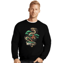 Load image into Gallery viewer, Shirts Crewneck Sweater, Unisex / Small / Black Bonsai Never Die