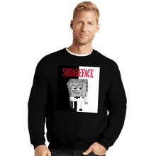 Load image into Gallery viewer, Shirts Crewneck Sweater, Unisex / Small / Black Squareface