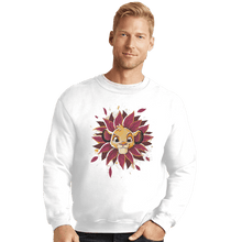 Load image into Gallery viewer, Shirts Crewneck Sweater, Unisex / Small / White Simba Watercolor