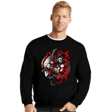 Load image into Gallery viewer, Secret_Shirts Crewneck Sweater, Unisex / Small / Black Prepare For War