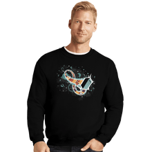 Load image into Gallery viewer, Shirts Crewneck Sweater, Unisex / Small / Black Time Loops
