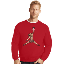 Load image into Gallery viewer, Shirts Crewneck Sweater, Unisex / Small / Red Air Wilson