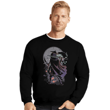 Load image into Gallery viewer, Shirts Crewneck Sweater, Unisex / Small / Black The Blue Dragon Warrior