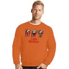 Load image into Gallery viewer, Daily_Deal_Shirts Crewneck Sweater, Unisex / Small / Red Little Slackers