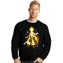 Load image into Gallery viewer, Shirts Crewneck Sweater, Unisex / Small / Black Traveler Aether