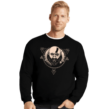 Load image into Gallery viewer, Shirts Crewneck Sweater, Unisex / Small / Black The Sparta Ghost