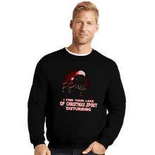 Load image into Gallery viewer, Daily_Deal_Shirts Crewneck Sweater, Unisex / Small / Black Disturbing Xmas