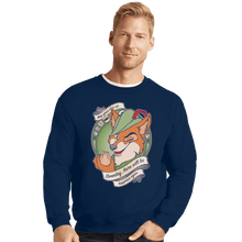 Load image into Gallery viewer, Shirts Crewneck Sweater, Unisex / Small / Navy Keep Your Chin Up