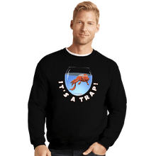 Load image into Gallery viewer, Shirts Crewneck Sweater, Unisex / Small / Black Trap Bowl