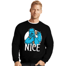 Load image into Gallery viewer, Shirts Crewneck Sweater, Unisex / Small / Black Nice
