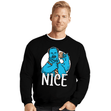 Load image into Gallery viewer, Shirts Crewneck Sweater, Unisex / Small / Black Nice