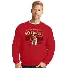 Load image into Gallery viewer, Daily_Deal_Shirts Crewneck Sweater, Unisex / Small / Red Dagobah Humbug