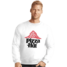 Load image into Gallery viewer, Secret_Shirts Crewneck Sweater, Unisex / Small / White Pizza-The-Hut