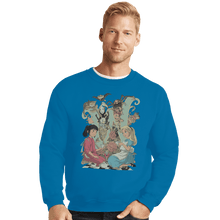 Load image into Gallery viewer, Shirts Crewneck Sweater, Unisex / Small / Sapphire Wonderlands