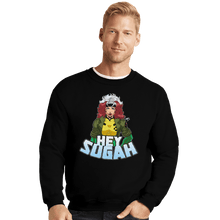 Load image into Gallery viewer, Shirts Crewneck Sweater, Unisex / Small / Black Hey Sugah