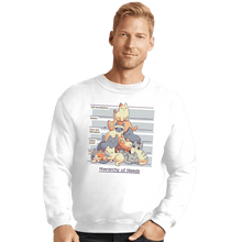 Load image into Gallery viewer, Shirts Crewneck Sweater, Unisex / Small / White Maslow's Purramyd
