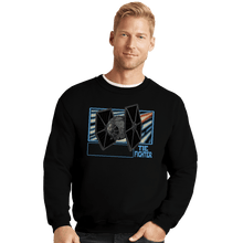 Load image into Gallery viewer, Shirts Crewneck Sweater, Unisex / Small / Black Imperial Fighter