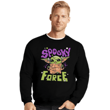 Load image into Gallery viewer, Shirts Crewneck Sweater, Unisex / Small / Black Spooky Force
