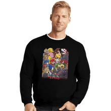 Load image into Gallery viewer, Shirts Crewneck Sweater, Unisex / Small / Black Smash