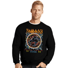 Load image into Gallery viewer, Shirts Crewneck Sweater, Unisex / Small / Black Thundercats Third Earth Tour
