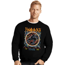 Load image into Gallery viewer, Shirts Crewneck Sweater, Unisex / Small / Black Thundercats Third Earth Tour