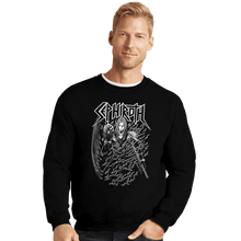 Load image into Gallery viewer, Shirts Crewneck Sweater, Unisex / Small / Black Fantasy Angel