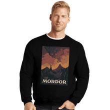 Load image into Gallery viewer, Shirts Crewneck Sweater, Unisex / Small / Black Visit Mordor