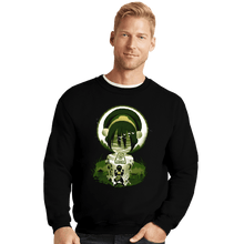 Load image into Gallery viewer, Daily_Deal_Shirts Crewneck Sweater, Unisex / Small / Black Earthbender