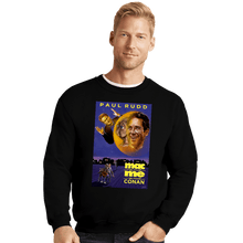 Load image into Gallery viewer, Daily_Deal_Shirts Crewneck Sweater, Unisex / Small / Black Mac And Me And Conan