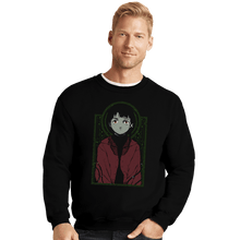 Load image into Gallery viewer, Secret_Shirts Crewneck Sweater, Unisex / Small / Black Serial Experiment