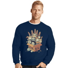 Load image into Gallery viewer, Shirts Crewneck Sweater, Unisex / Small / Navy Game Of Boxes
