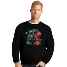 Load image into Gallery viewer, Shirts Crewneck Sweater, Unisex / Small / Black Dark Side of the Bloom