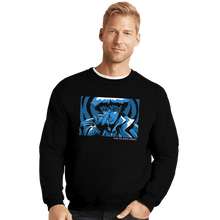 Load image into Gallery viewer, Daily_Deal_Shirts Crewneck Sweater, Unisex / Small / Black Real Folk Cowboy