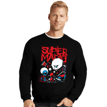 Load image into Gallery viewer, Daily_Deal_Shirts Crewneck Sweater, Unisex / Small / Black Haunted House