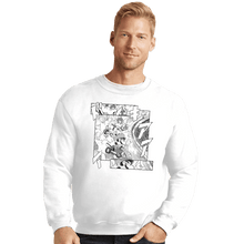 Load image into Gallery viewer, Shirts Crewneck Sweater, Unisex / Small / White Initial Kart