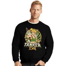 Load image into Gallery viewer, Daily_Deal_Shirts Crewneck Sweater, Unisex / Small / Black Tanker Bell