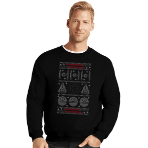 Secret_Shirts Crewneck Sweater, Unisex / Small / Black Imperial Christmas
