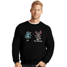 Load image into Gallery viewer, Shirts Crewneck Sweater, Unisex / Small / Black Anxiety