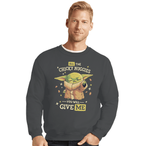 Shirts Crewneck Sweater, Unisex / Small / Charcoal Baby Force