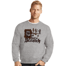 Load image into Gallery viewer, Daily_Deal_Shirts Crewneck Sweater, Unisex / Small / Sports Grey Tis But A Scratch