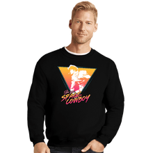 Load image into Gallery viewer, Shirts Crewneck Sweater, Unisex / Small / Black See You Cowboy