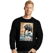 Load image into Gallery viewer, Daily_Deal_Shirts Crewneck Sweater, Unisex / Small / Black Galactic Empire In Japan