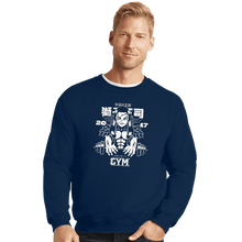 Load image into Gallery viewer, Shirts Crewneck Sweater, Unisex / Small / Navy Tsukasa Stone Fitness