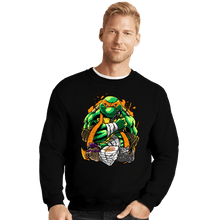 Load image into Gallery viewer, Daily_Deal_Shirts Crewneck Sweater, Unisex / Small / Black The Silly Brother