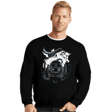 Load image into Gallery viewer, Shirts Crewneck Sweater, Unisex / Small / Black Al and Cats