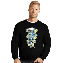 Load image into Gallery viewer, Daily_Deal_Shirts Crewneck Sweater, Unisex / Small / Black Vintage Sword