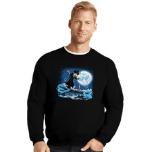 Load image into Gallery viewer, Secret_Shirts Crewneck Sweater, Unisex / Small / Black Thing And Wednesday