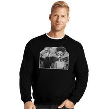 Load image into Gallery viewer, Shirts Crewneck Sweater, Unisex / Small / Black Corpse Bride Of Frankenstein